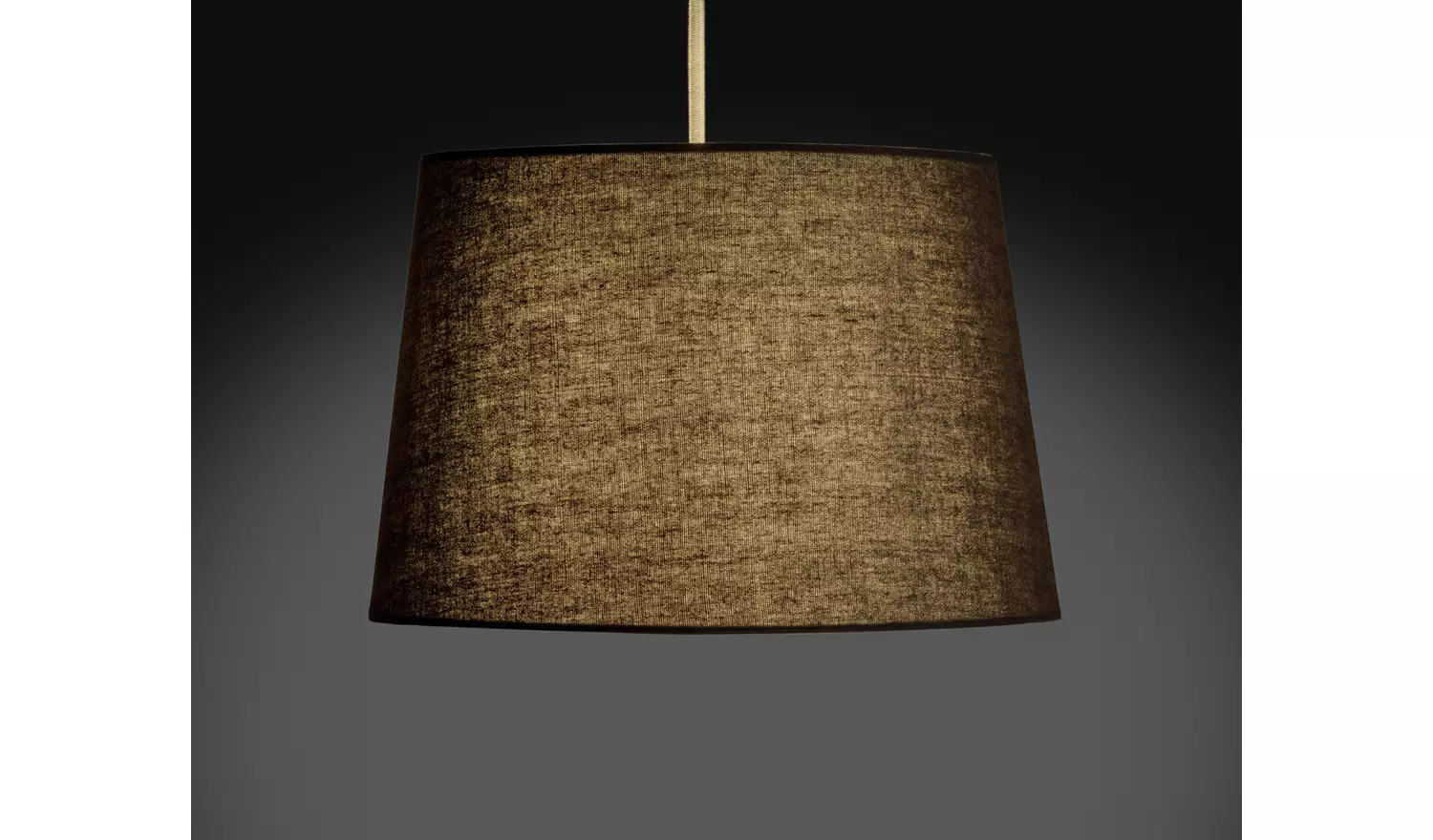 Habitat Dark Grey Textured Easy Fit Tapered Lampshade - 30cm
