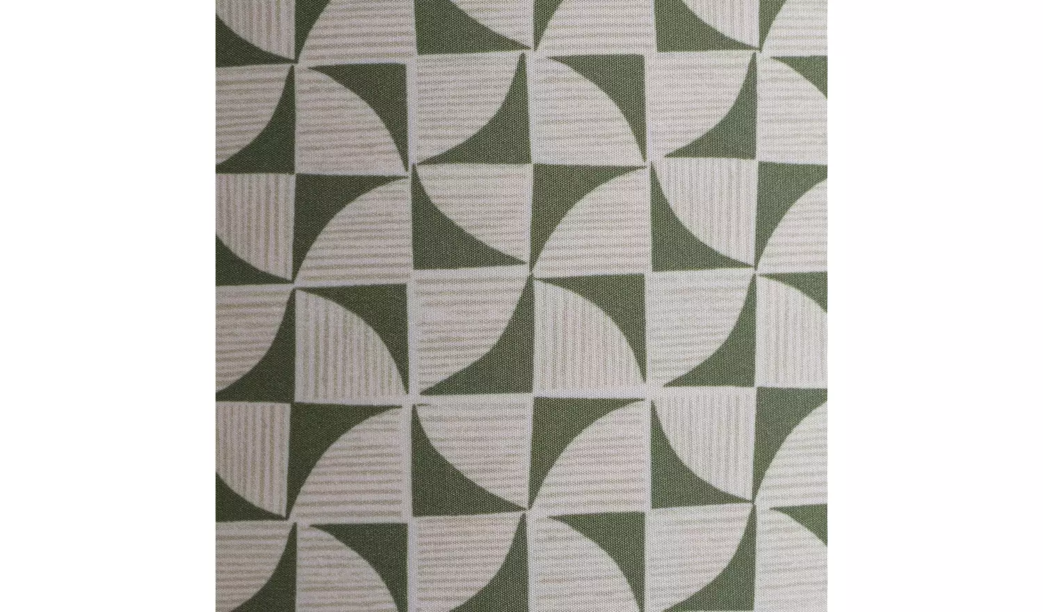 Habitat Green & White Printed Easy Fit Drum Lampshade - 30cm