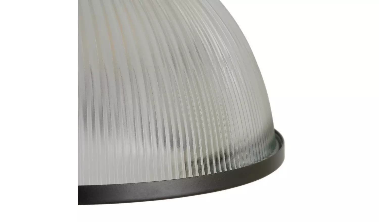 Habitat Eumee Clear Glass Easy Fit Pendant Shade - 30cm