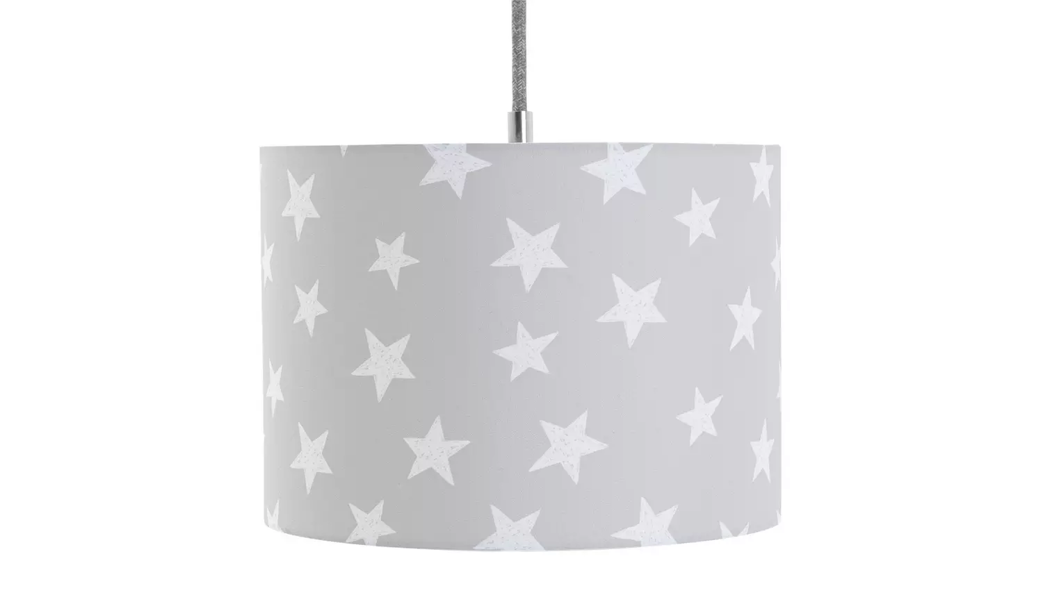 Argos Home Little Star Print Drum Lamp Shade - Grey