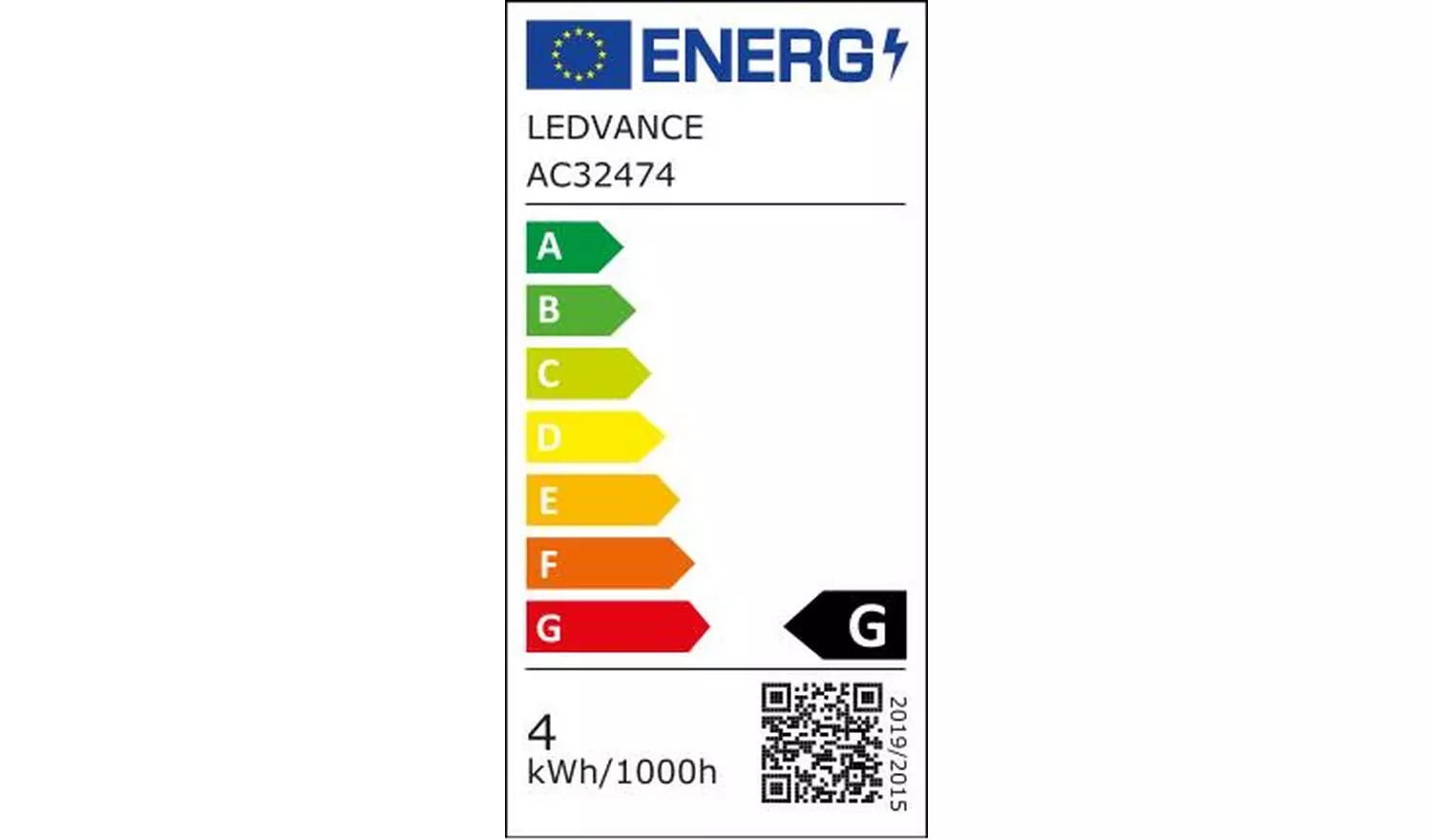 Osram 12W ES LED G200 Vintage Smoke Light Bulb