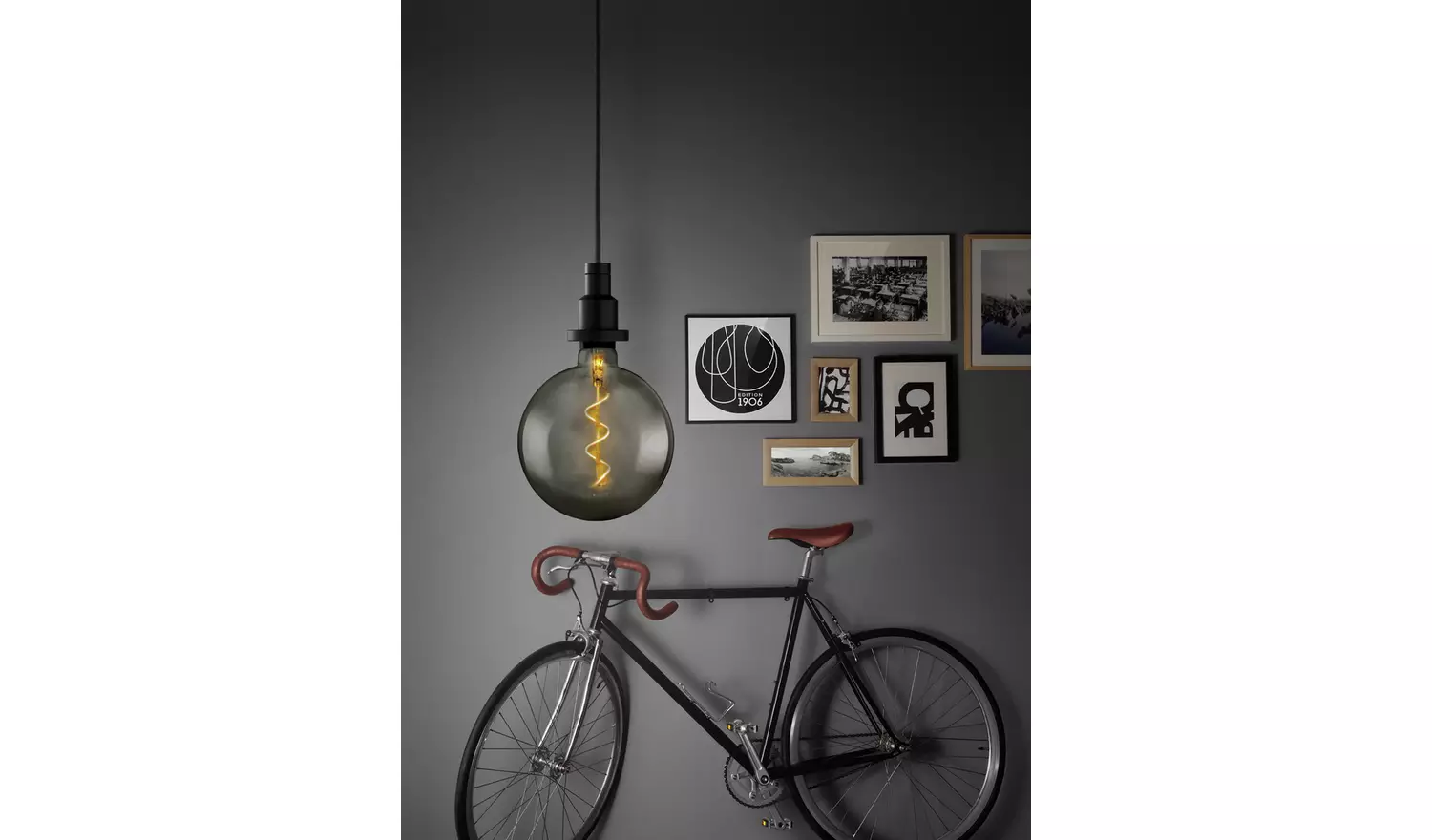 Osram 12W ES LED G200 Vintage Smoke Light Bulb