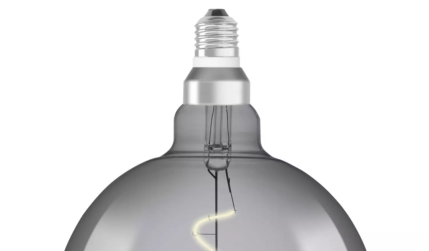 Osram 12W ES LED G200 Vintage Smoke Light Bulb