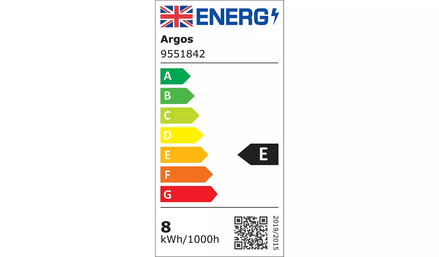 Argos Home 7.3W LED ES Dimmable Light Bulb - 2 Pack