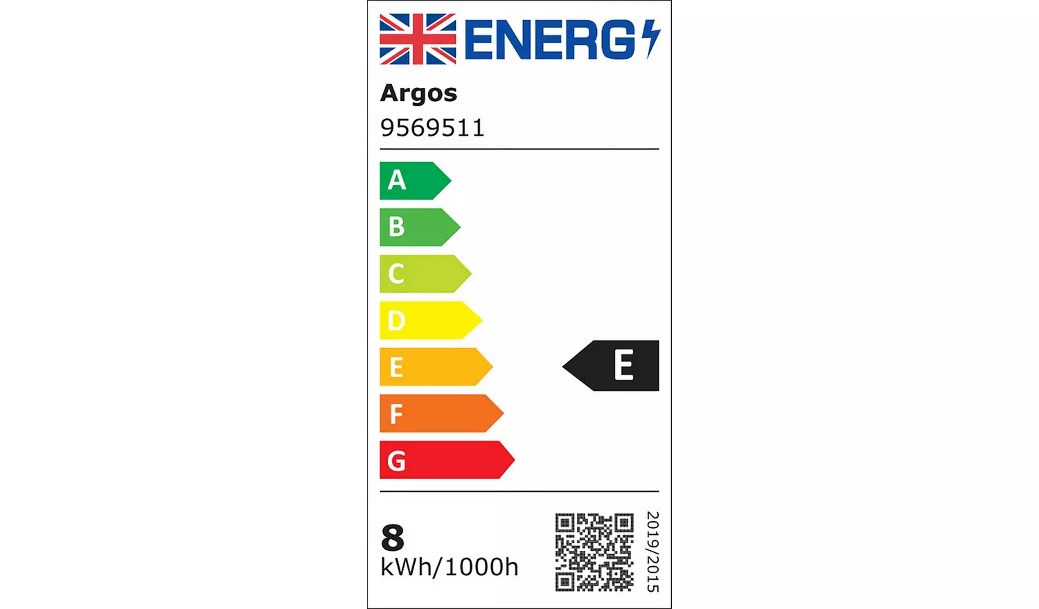 Argos Home 7.2W LED Classic BC Light Bulb - 2 Pack