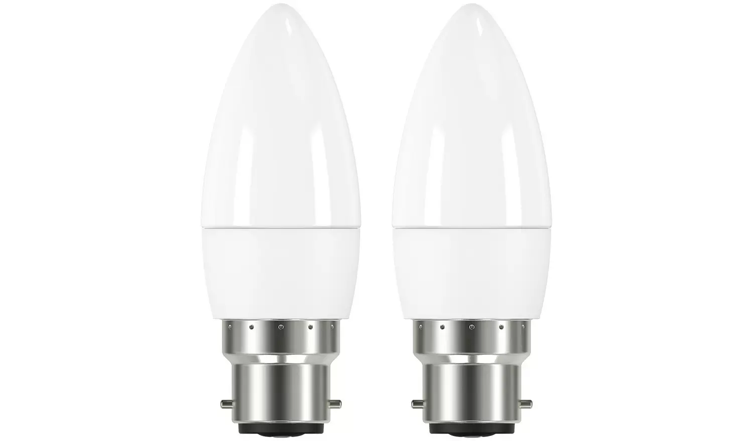 Argos Home 4.2W LED BC Dimmable Light Bulb - 2 Pack