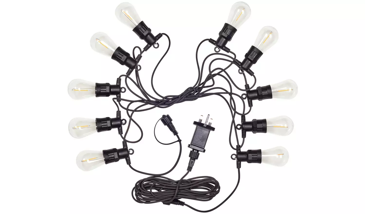 Smart Garden 10 Vintage Festoon String Lights - Warm White