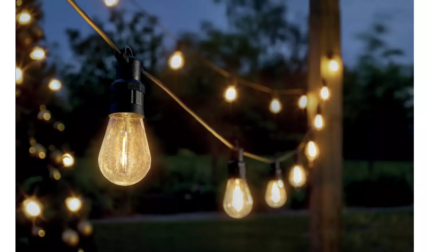 Smart Garden 10 Vintage Festoon String Lights - Warm White