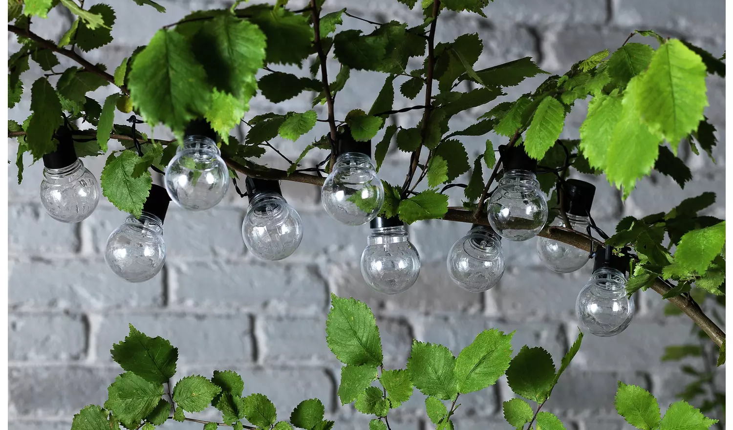 Habitat 20 Warm White Festoon Solar Lights