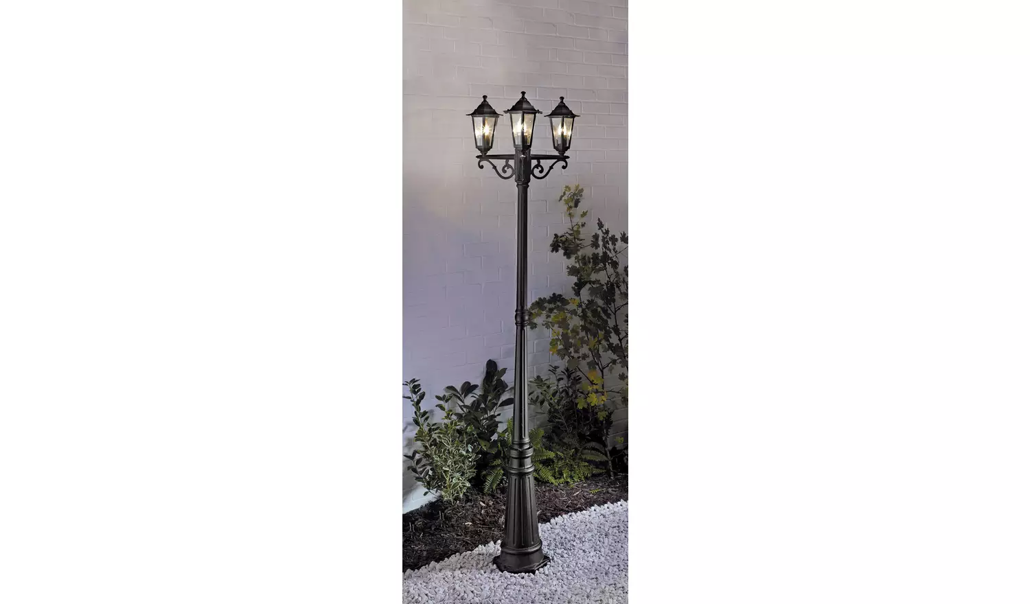 Argos Home Three Head Aluminium Street Lamp