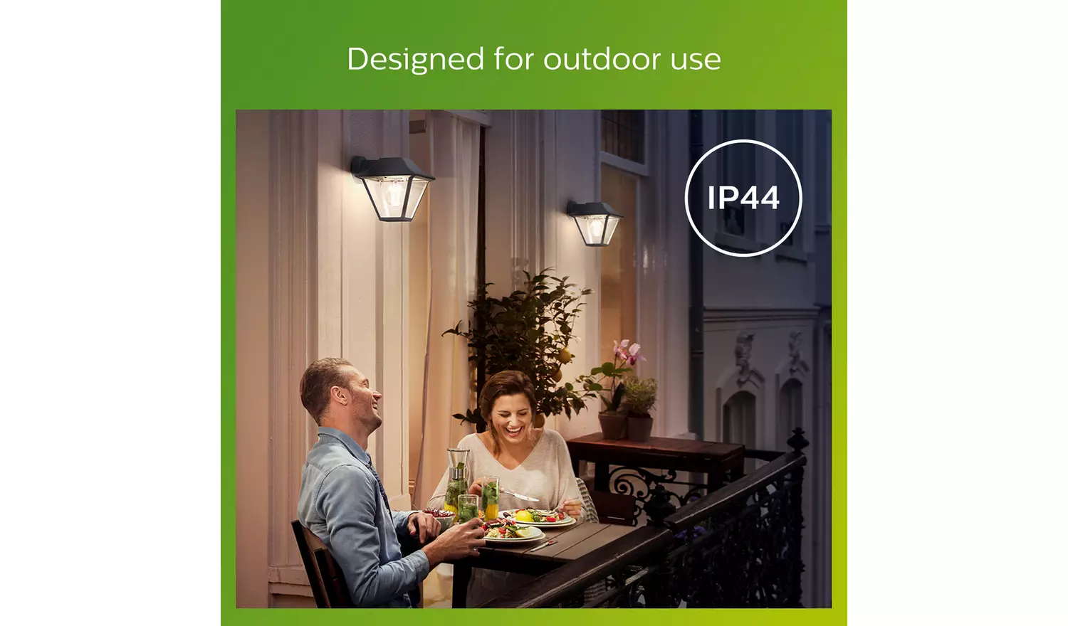 Philips LED Alpenglow Outdoor Wall Light