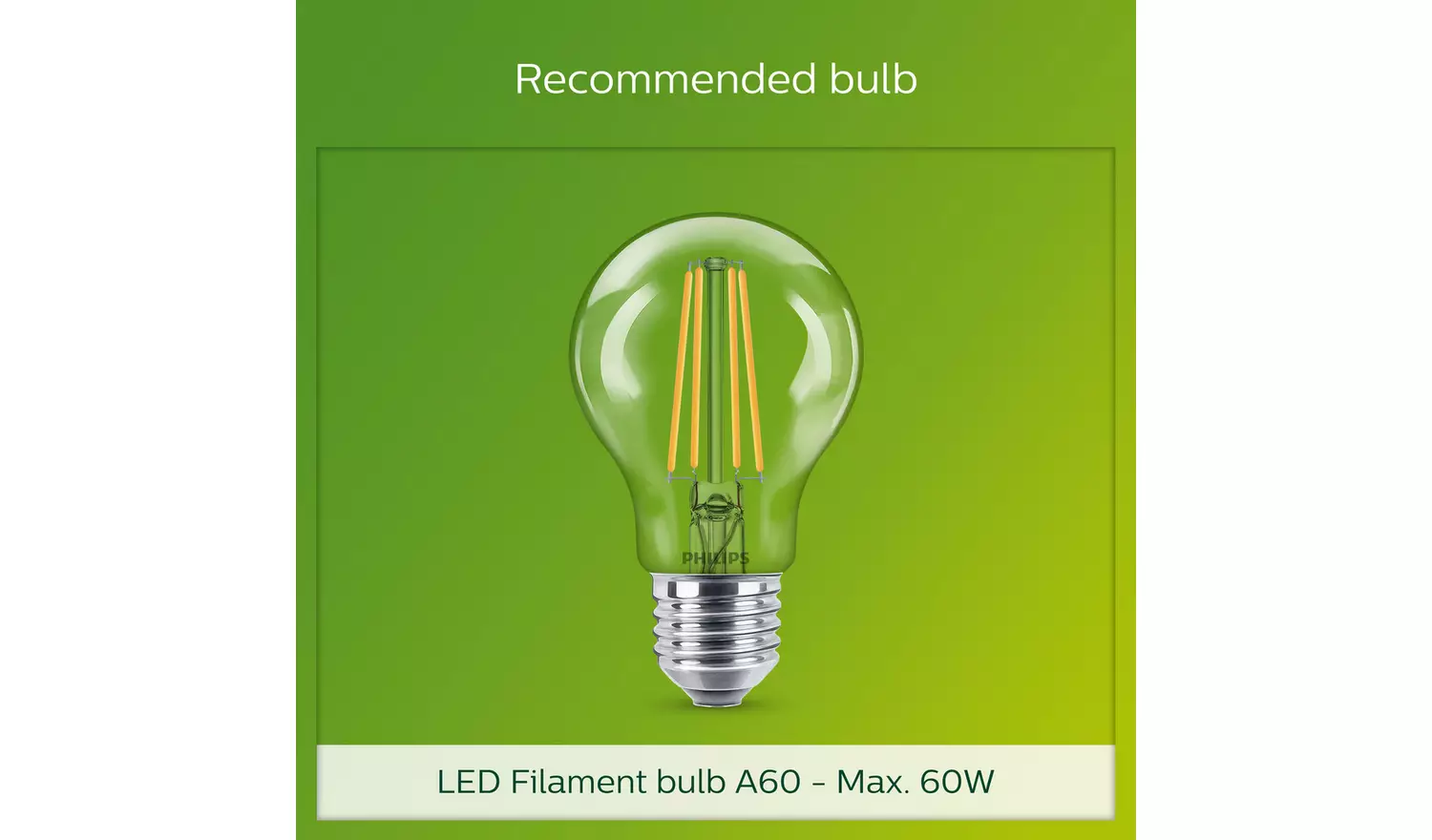 Philips LED Alpenglow Outdoor Wall Light