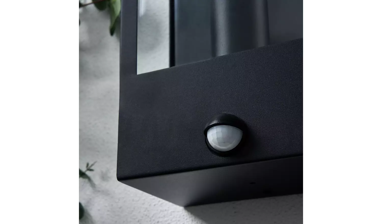 Zink COVE IP44 Black Outdoor Wall Box Lantern