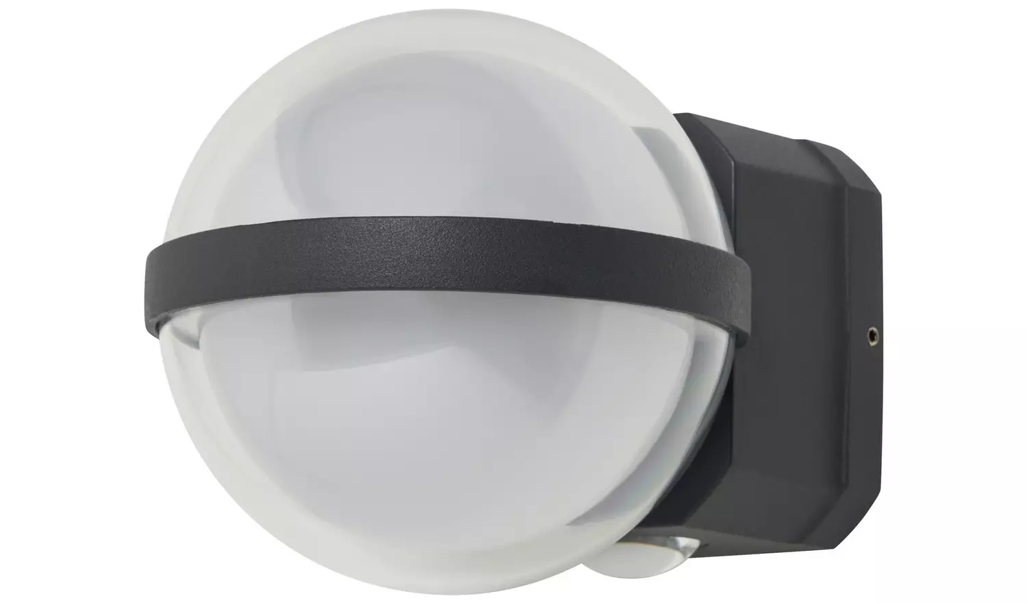 Zink ORB IP54 Anthracite LED Outdoor Globe Wall Light