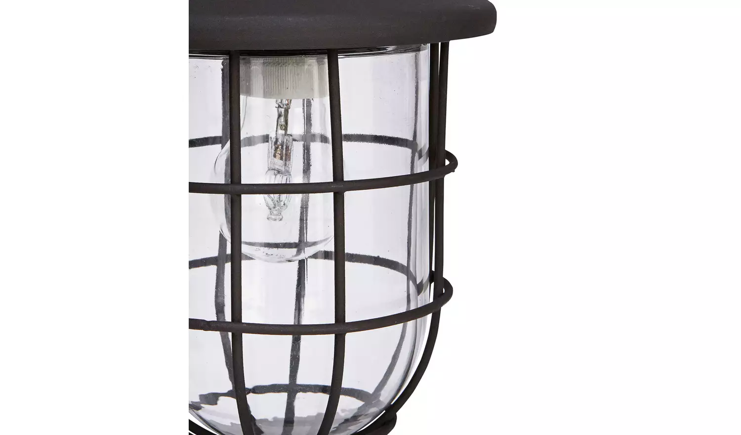 Argos Home Indira Grey Outdoor Cage WallLantern