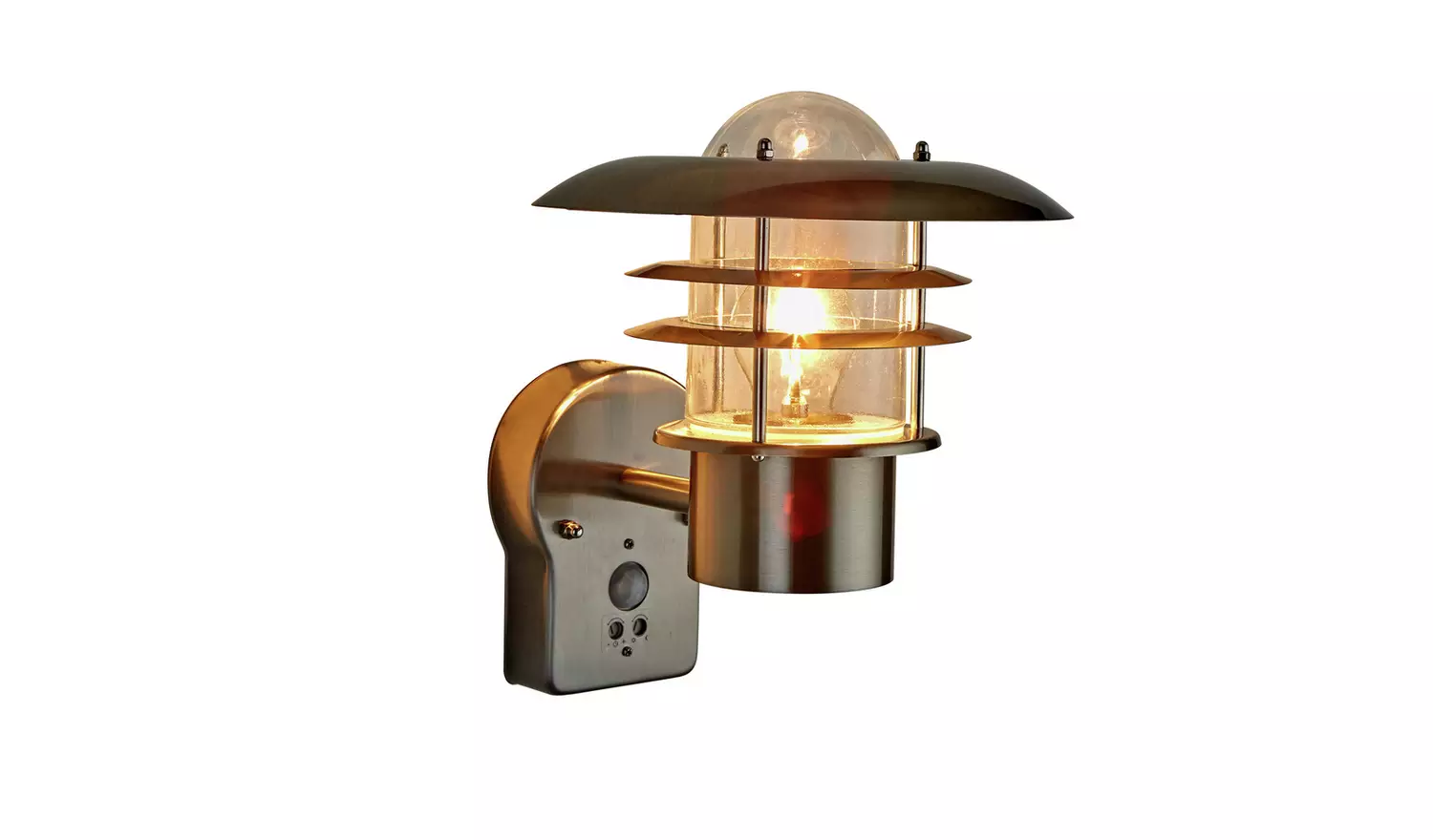 Argos Home Stern Stainless Steel PIR Lantern