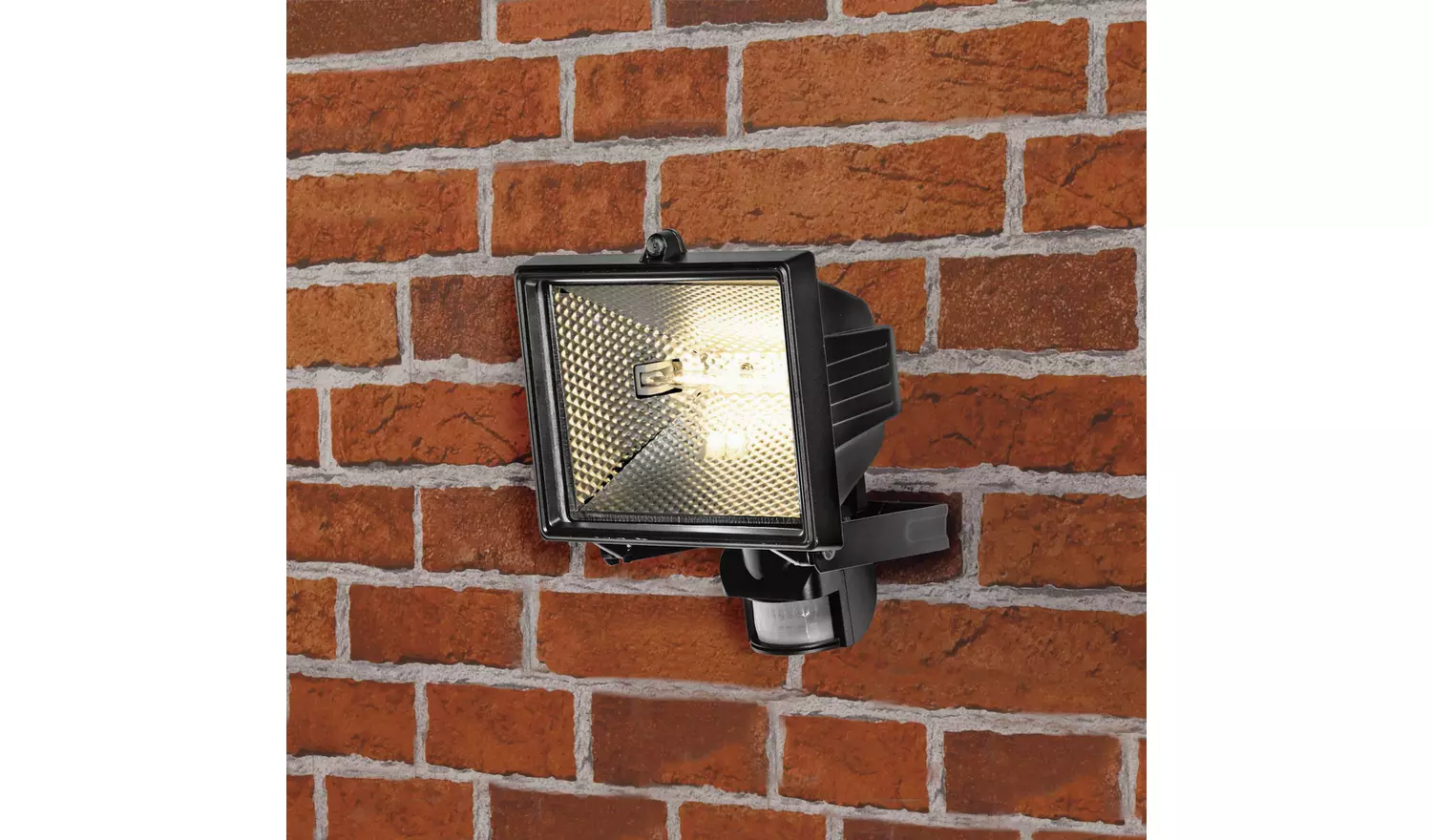 Argos Home 400W Black Floodlight & PIR