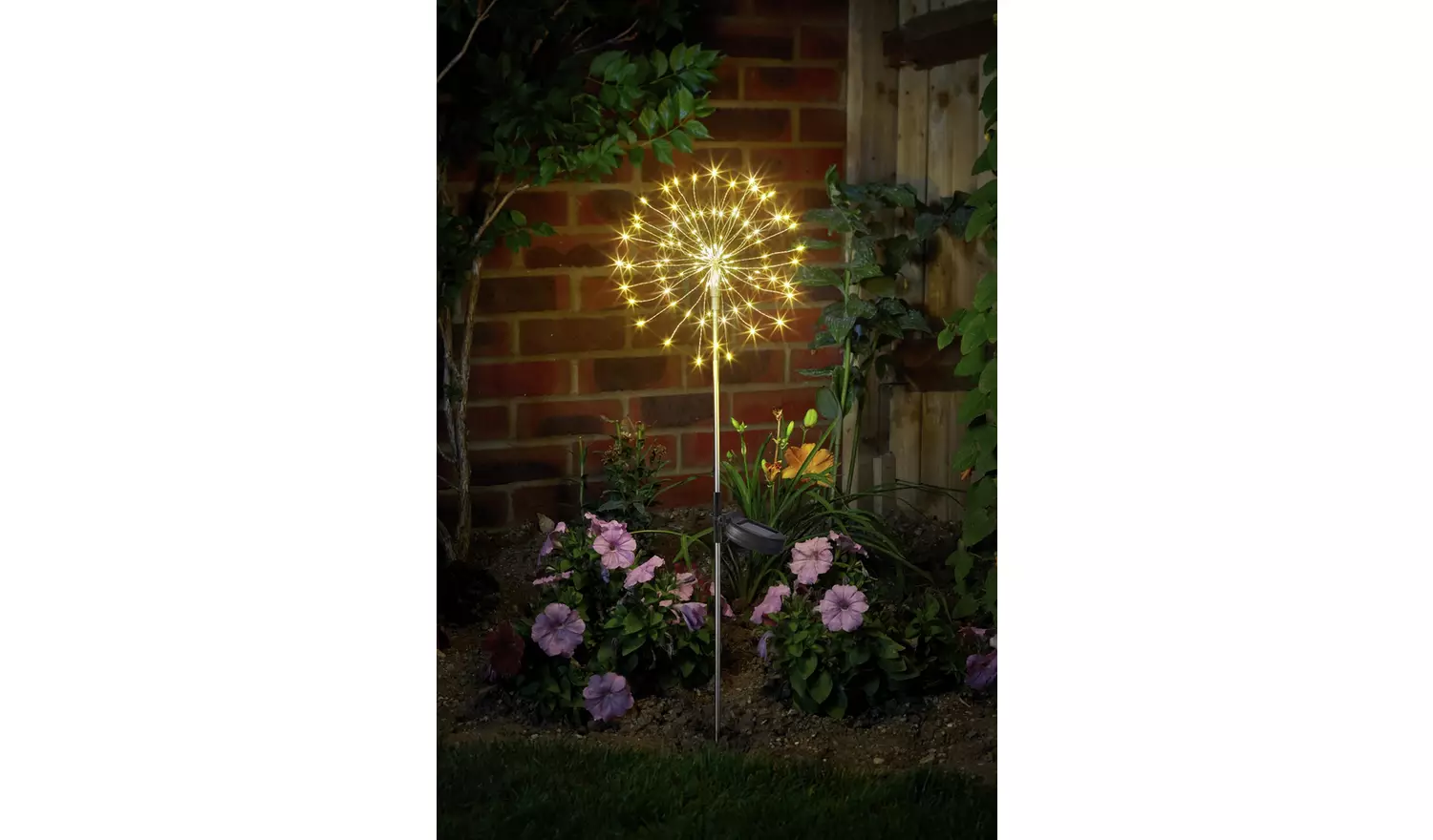 Argos Home Warm White Starburst Solar Stake Light
