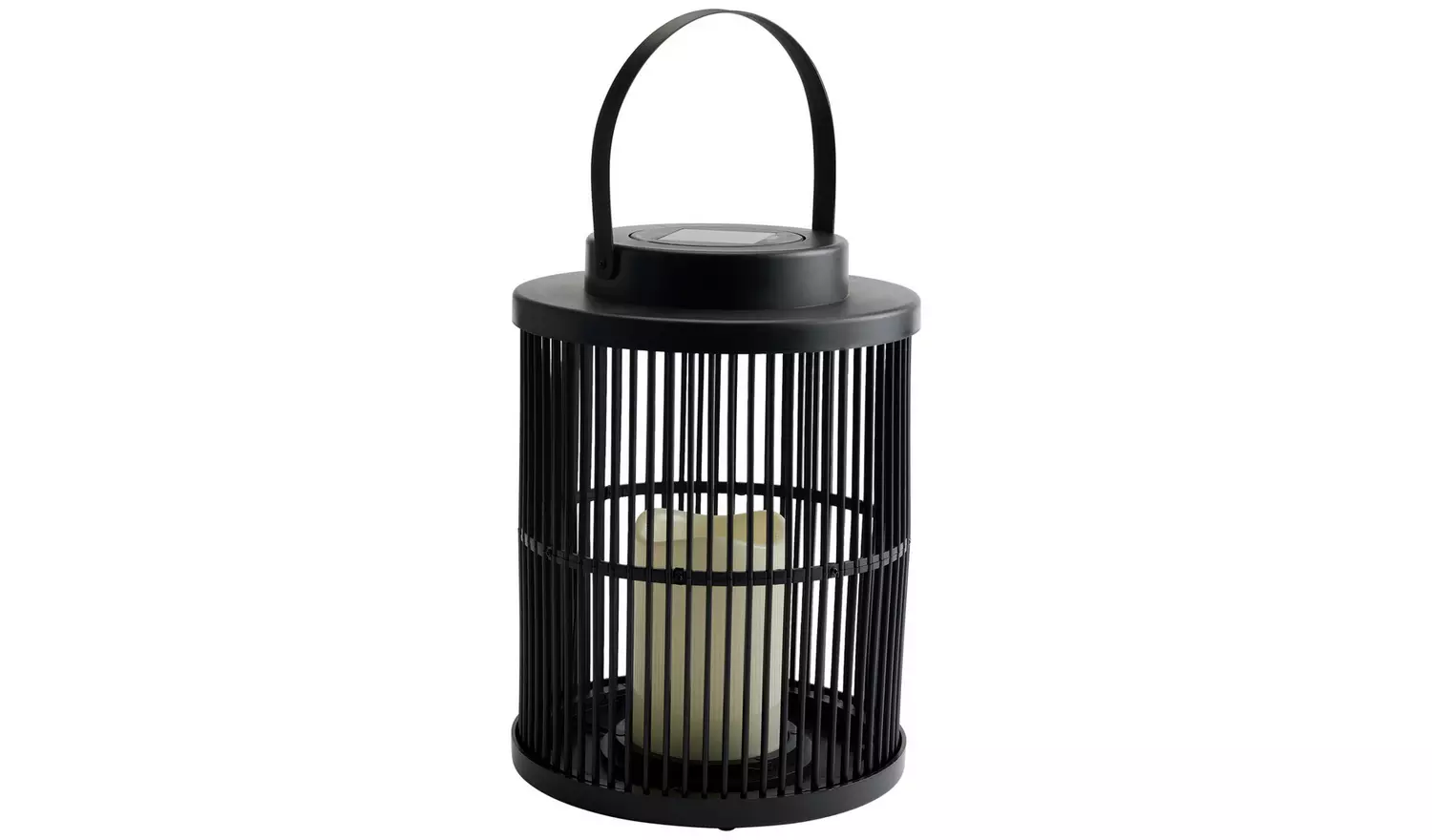 Garden by Sainsburys Solar Flickering Candle Lantern