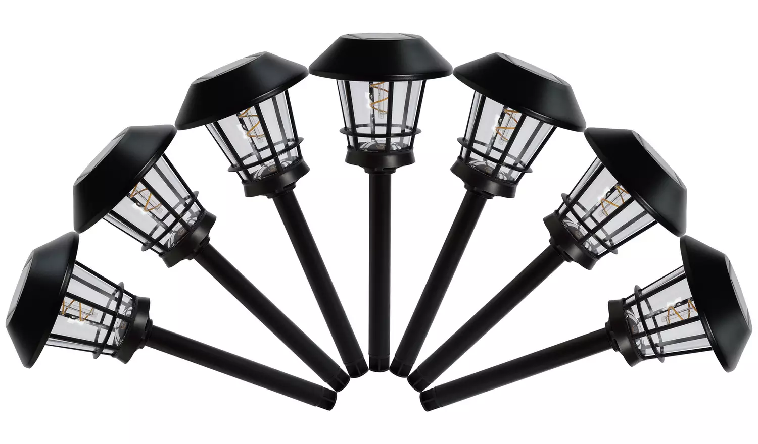 Garden by Sainsburys Solar Stick Light - Pack of 4