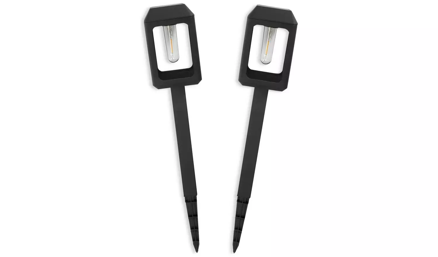 Habitat Warm White Solar Stake Light - Set of 2