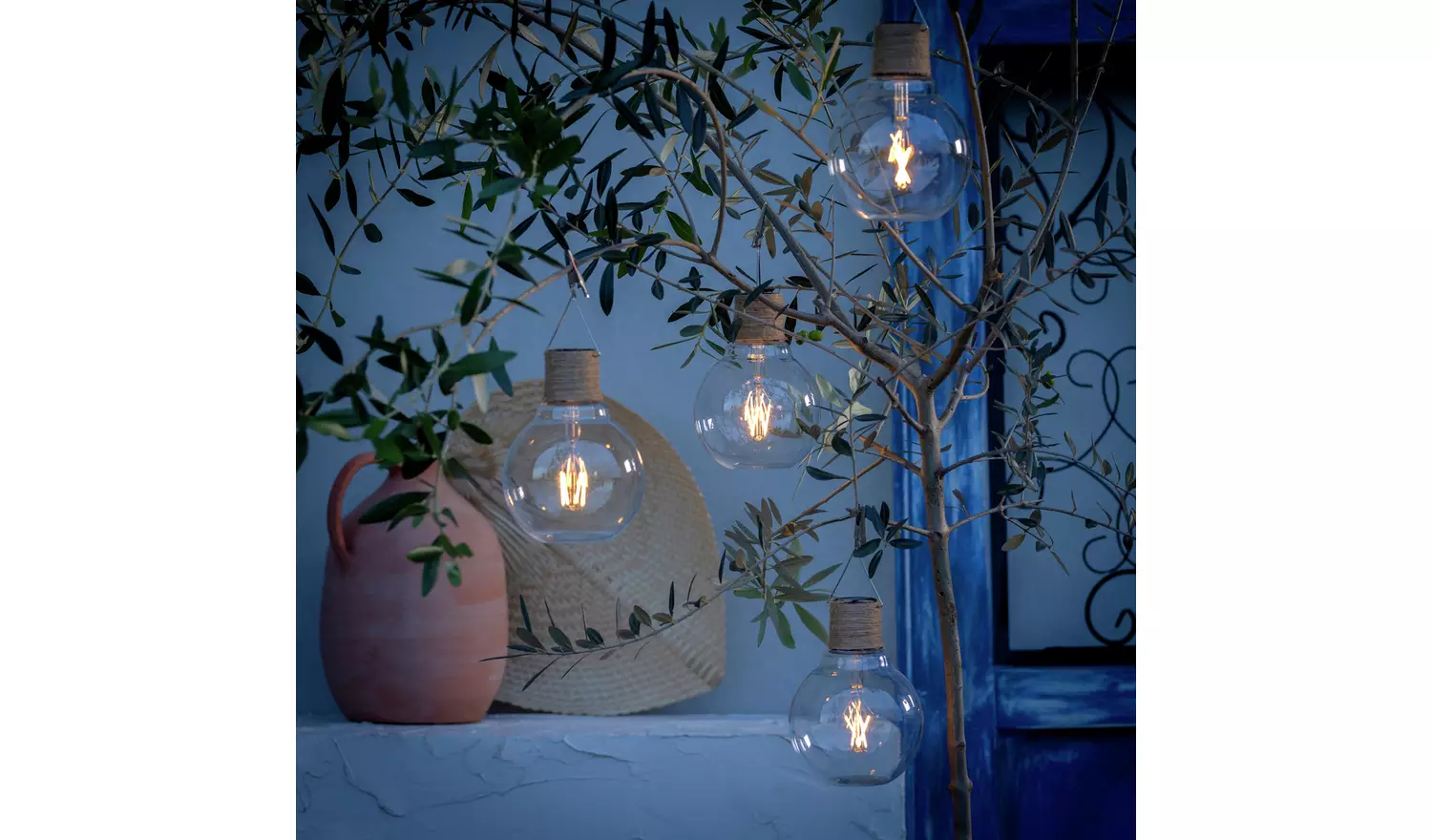 Habitat Warm White Solar Lightbulbs - Pack of 4