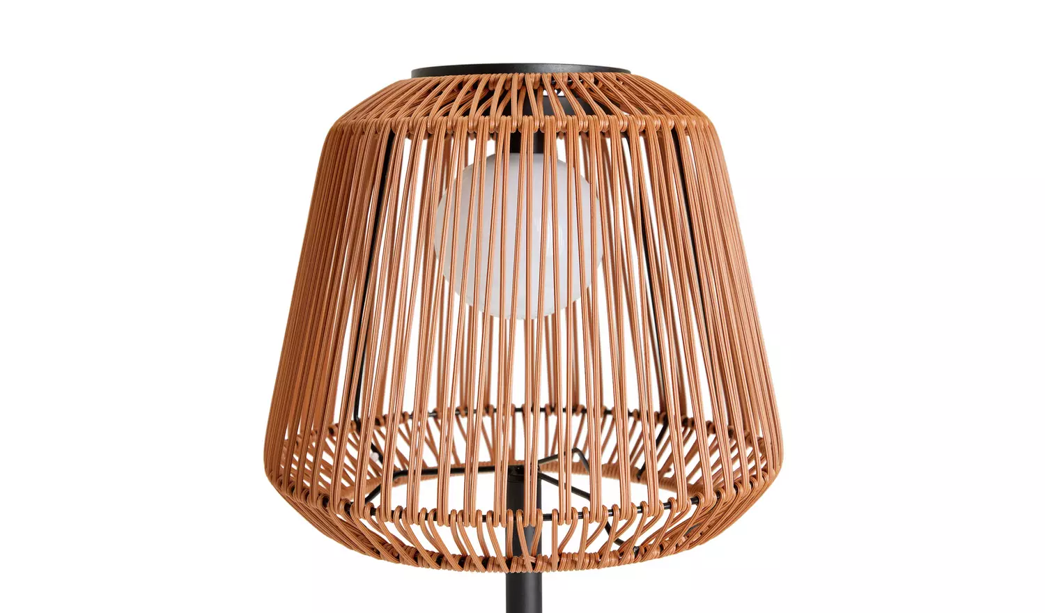 Habitat Solar Rattan Floor Lamp