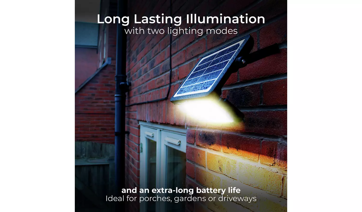 Luceco 5W Solar PIR Outdoor Floodlight