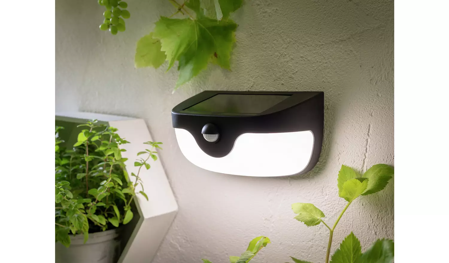 Argos Home 5W White Motion Detector Solar Light