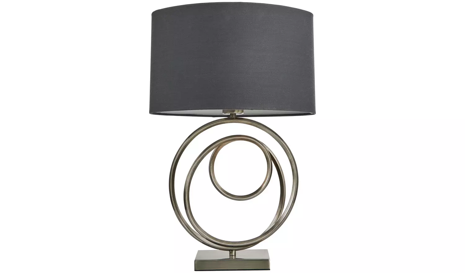 BHS Helix Table Lamp - Silver