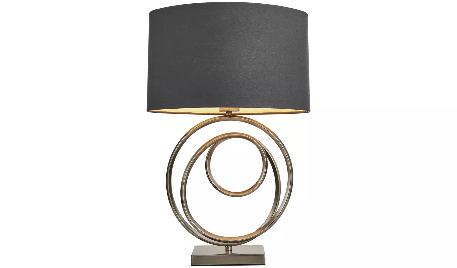 BHS Helix Table Lamp - Silver