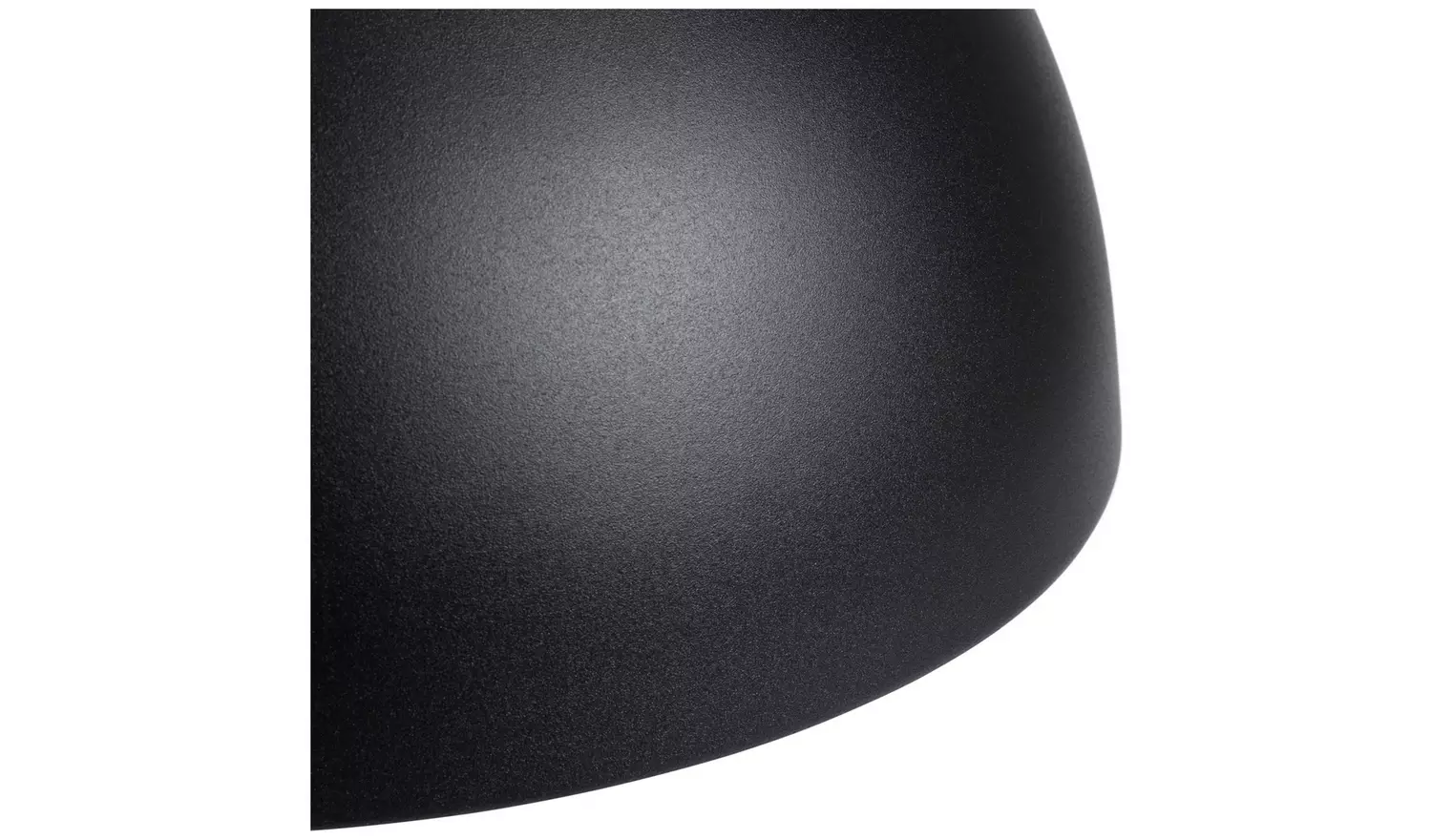 Habitat Mushroom 40cm Metal Table Lamp - Black