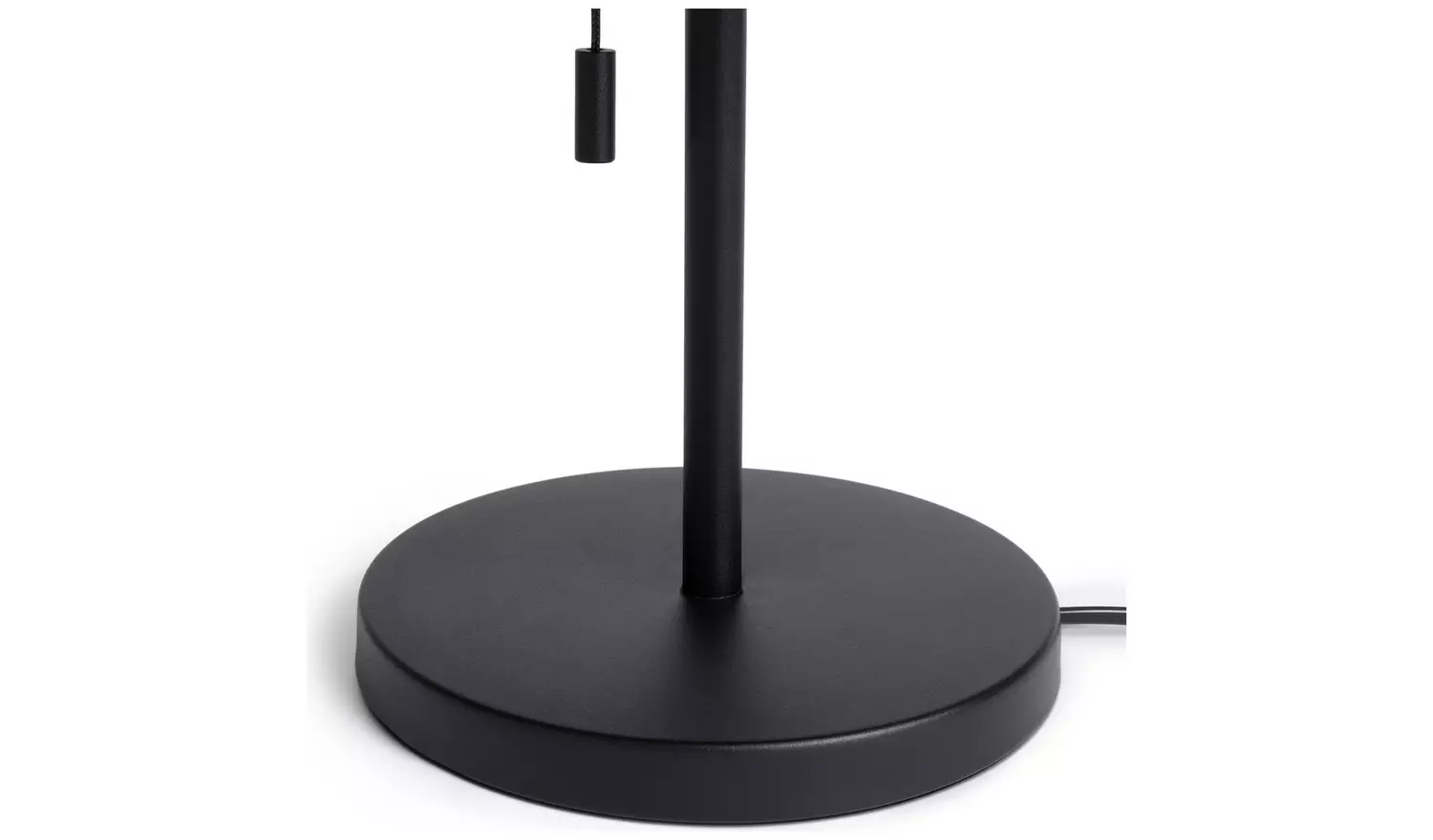 Habitat Mushroom 40cm Metal Table Lamp - Black