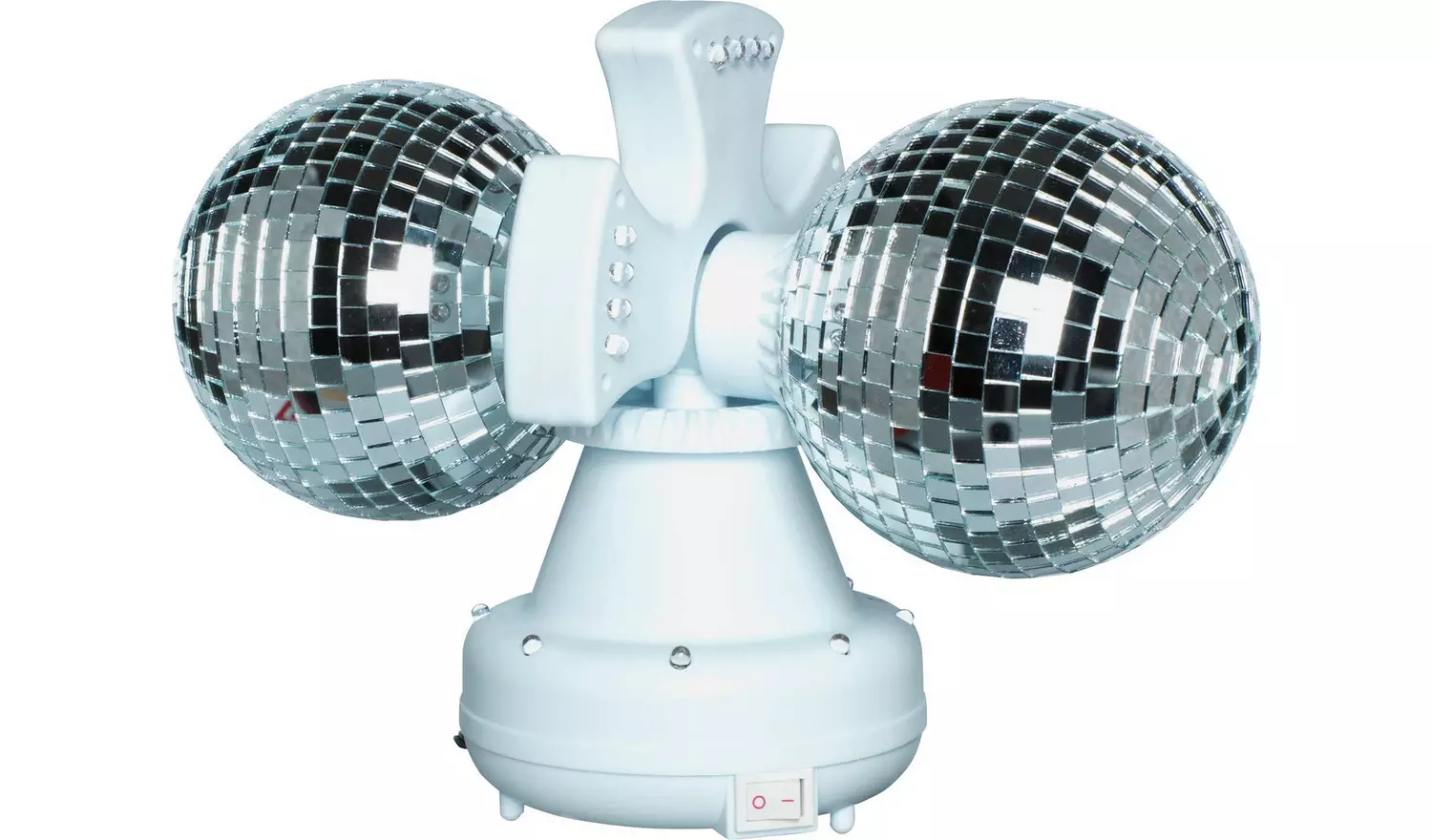 Twin Rotating Double Disco Ball Lamp