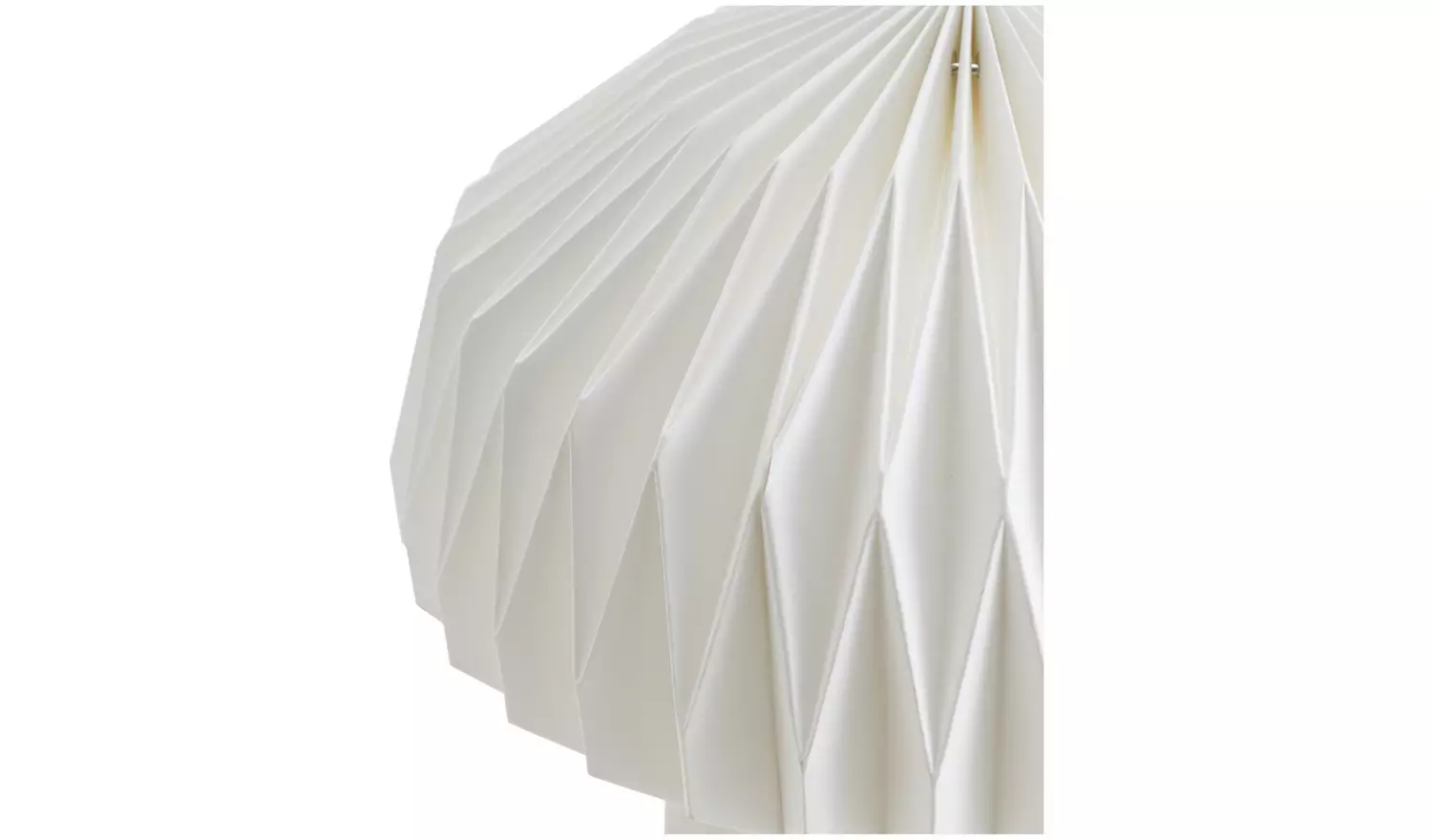 Habitat Origami Paper Table Lamp - White