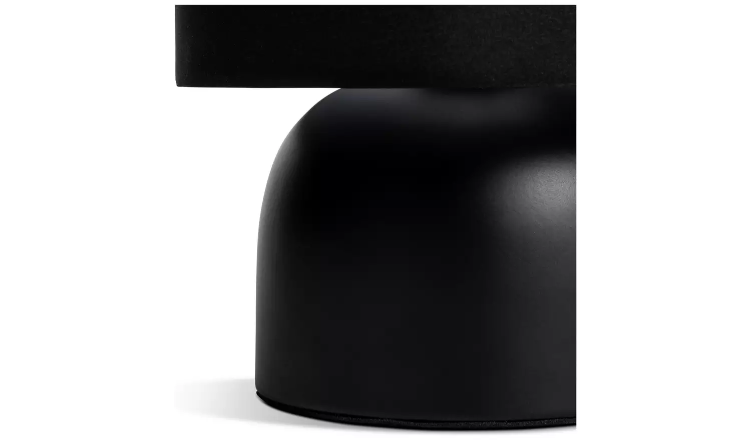 Argos Home 25cm Steel Touch Table Lamp Pair - Black