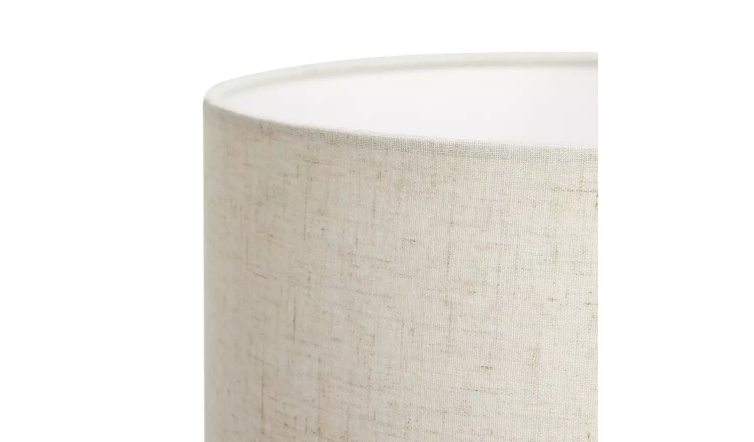 Habitat Lyle Wooden 46cm Tripod Table Lamp - Natural & Cream