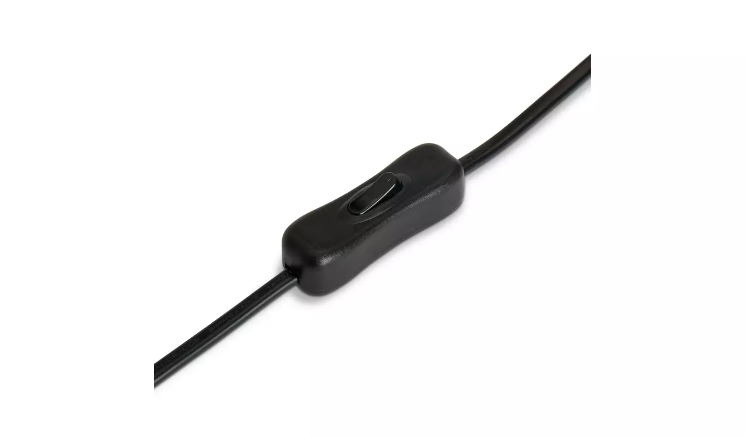 Habitat Bobble Glass Mini Table Lamp - Clear & Black