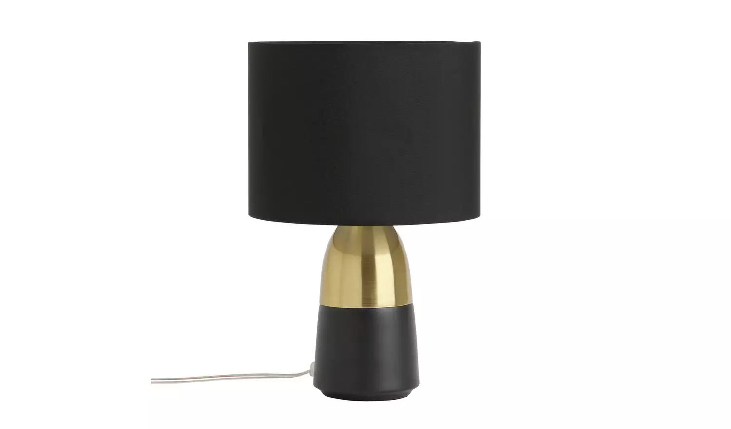 Argos Home Duno Touch Table Lamp - Brass & Black