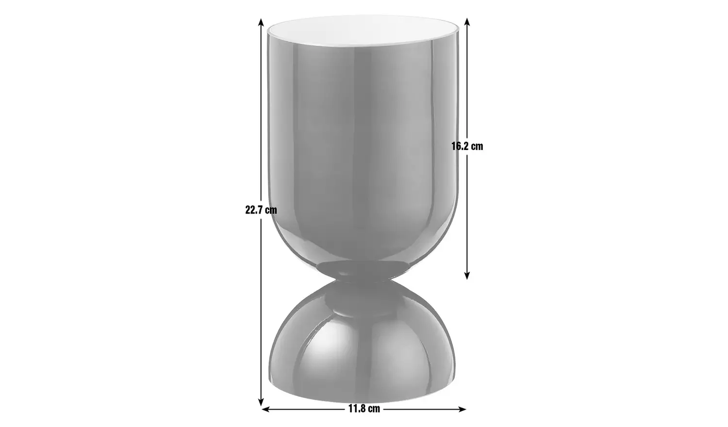 Habitat Gloss Glass Table Lamp - Green