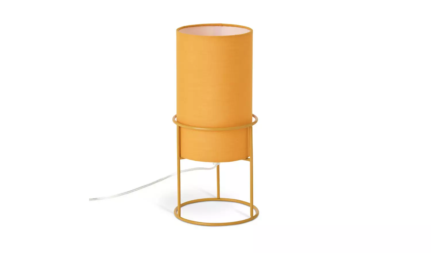 Argos Home Column Table Lamp - Mustard