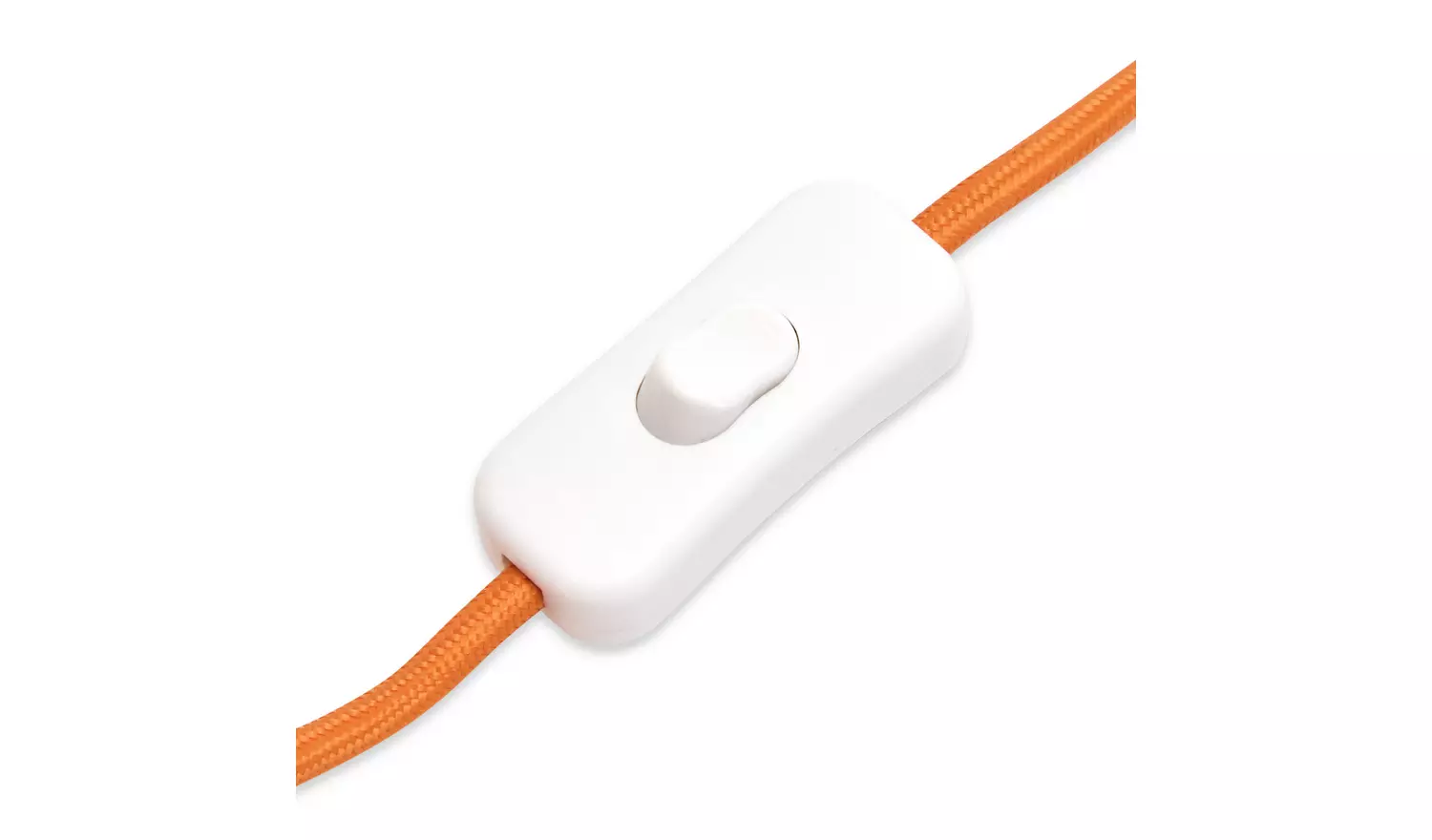 Habitat x Scion Small Billow Fabric Table Lamp - Orange