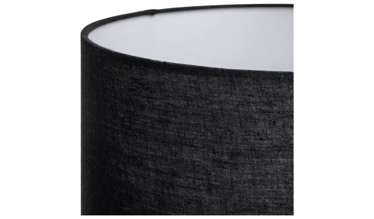 Habitat Lyle Wooden 46cm Tripod Table Lamp - Black