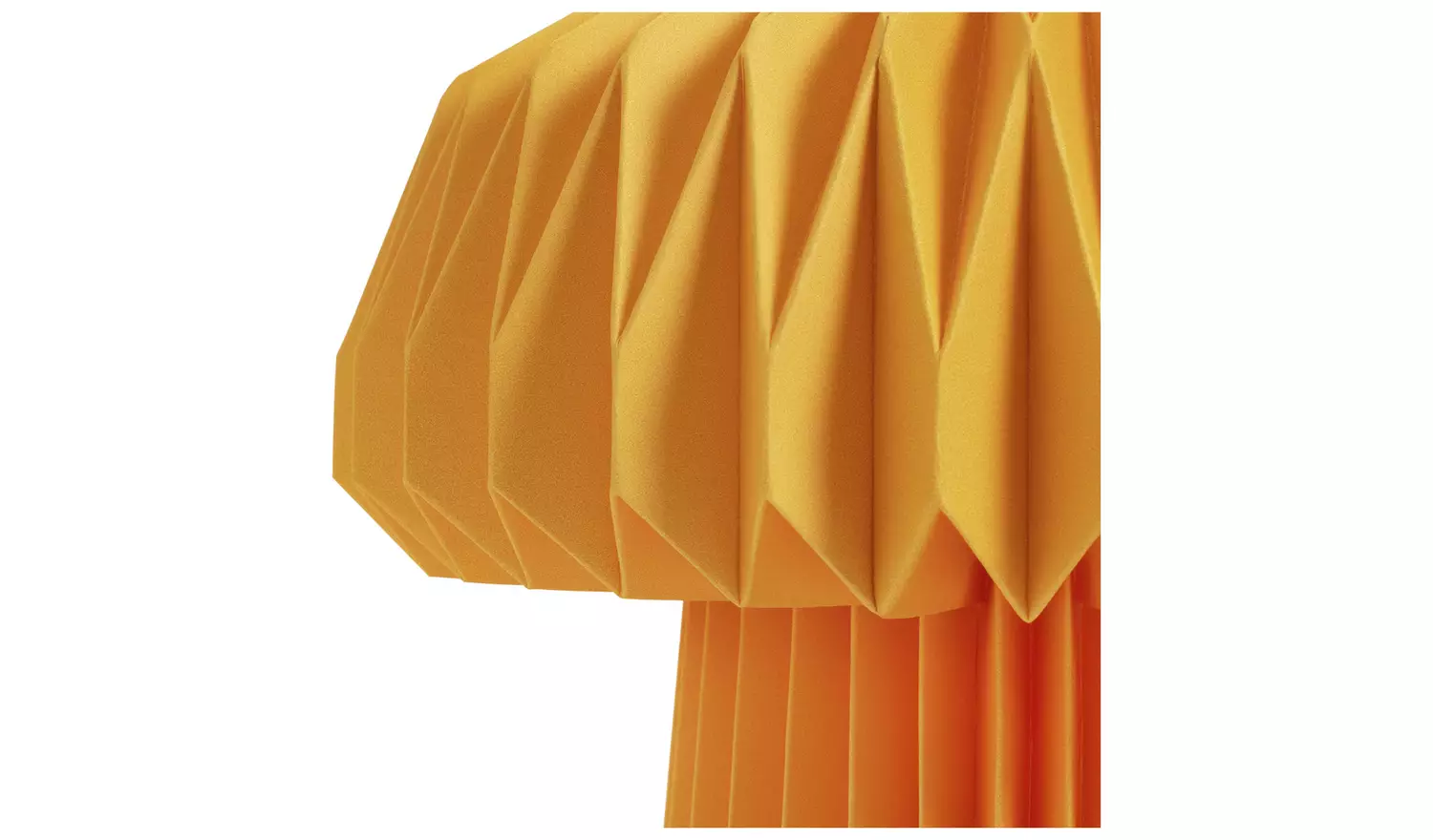 Habitat Origami Mushroom Paper Table Lamp - Yellow