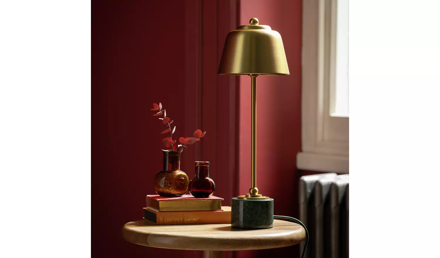 Habitat x Morris & Co. Slim Library Marble Table Lamp