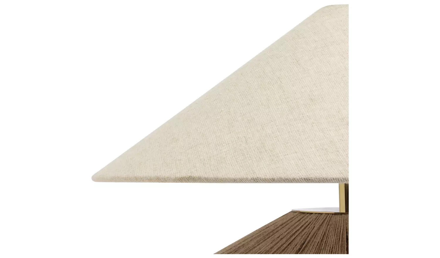 Habitat Jute Wrapped 37cm Table Lamp - Gold & Natural