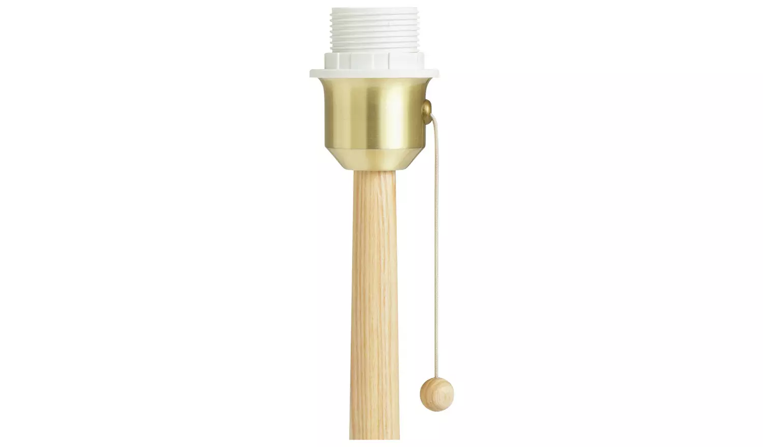 Habitat x Morris & Co. Wooden Table Lamp Base Only - Ash