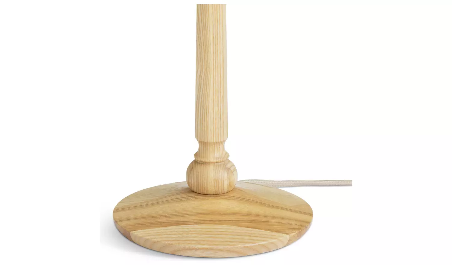 Habitat x Morris & Co. Wooden Table Lamp Base Only - Ash