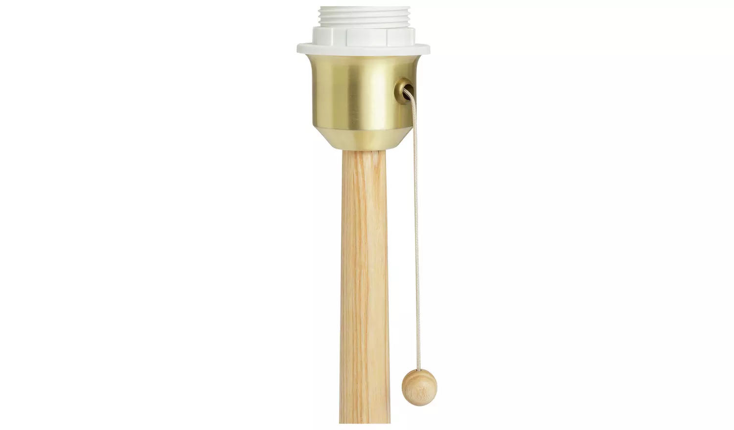 Habitat x Morris & Co. Wooden Table Lamp Base Only - Ash