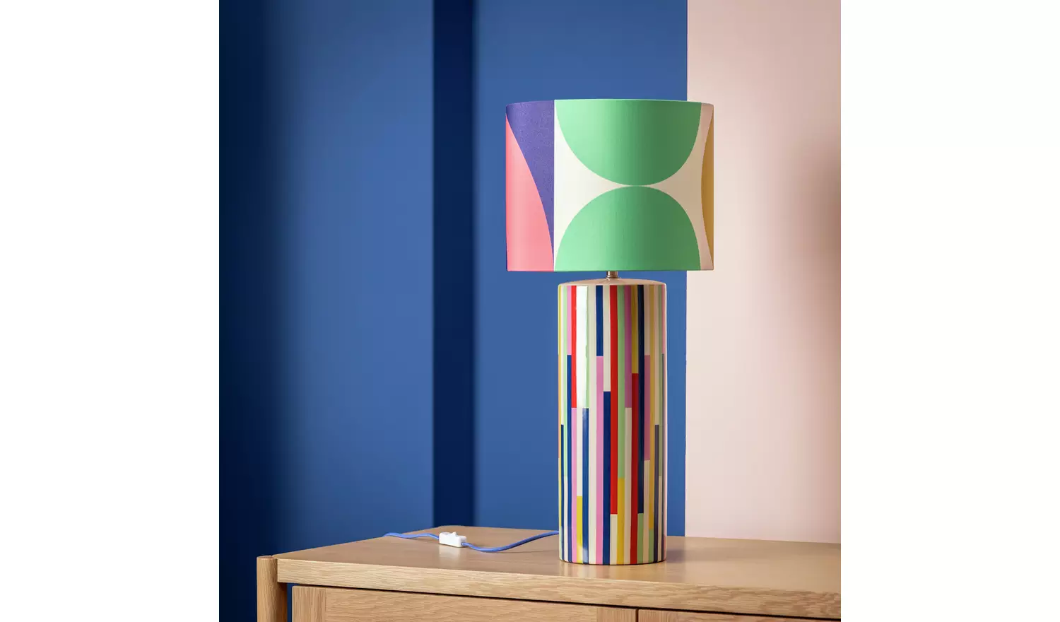 Habitat 60 Klee Ceramic Table Lamp by Margo Selby - Multi